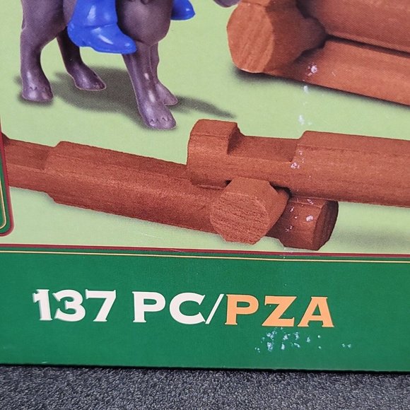 The Original Lincoln Logs K'NEX- 137 piece set - Oak Creek Lodge - Complete - Picture 7 of 16